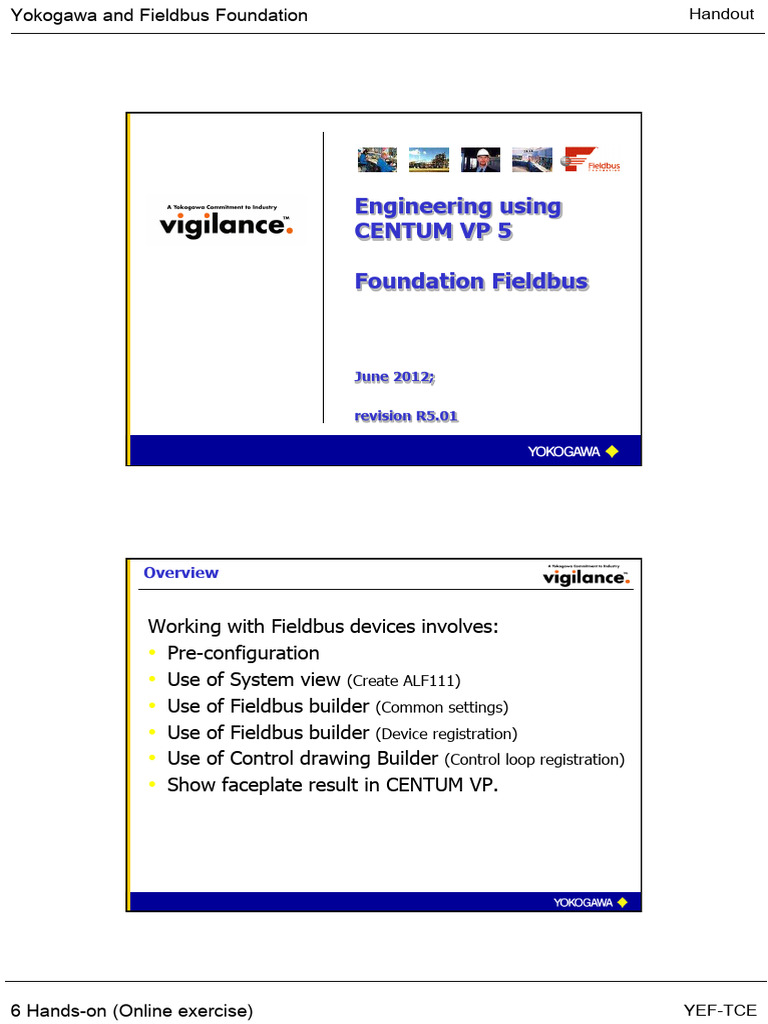 6 - FF CENTUM VP 5 ENG Exerciseonline | PDF | Copyright | Computer ...