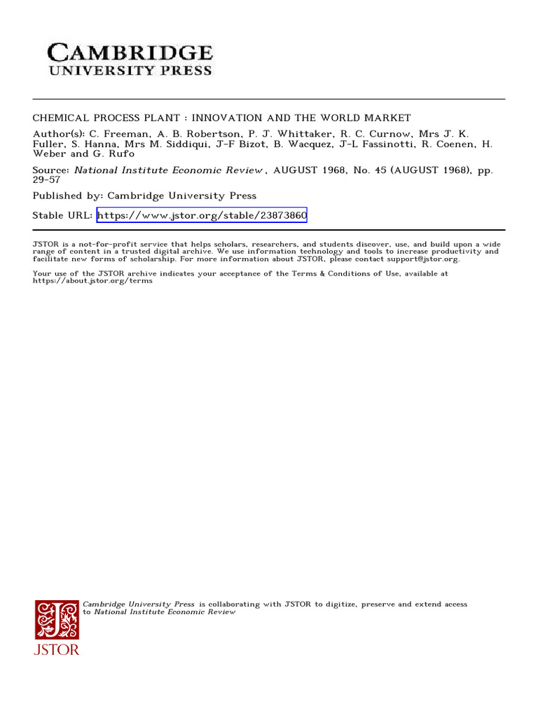 CHEMICAL PROCESS PLANT | PDF