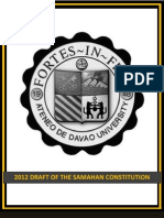 2012 Draft of the SAMAHAN Constitution