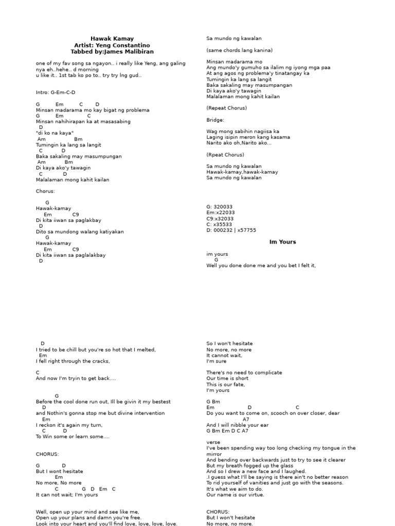 songs-with-chords_compress | PDF | Song Structure | Elements Of Music