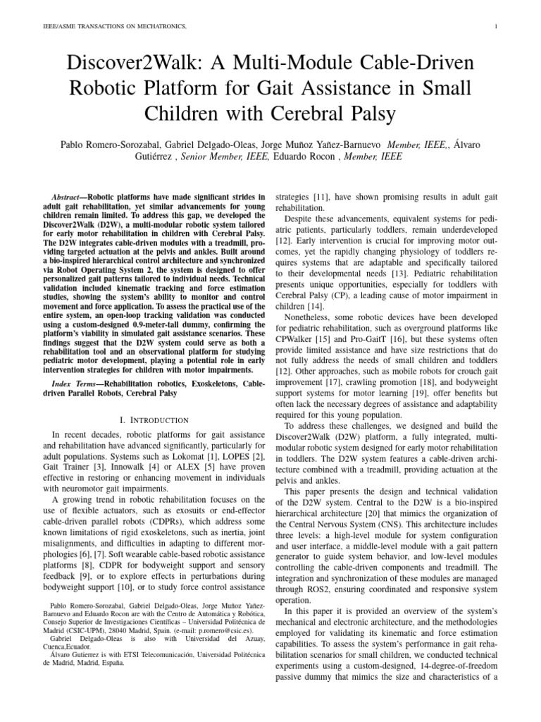 Discover 2 Walk Pdf Anatomical Terms Of Motion Cerebral Palsy