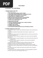 Download Cell Organelles 10 Day Lesson Plan by Randi Lines SN82821973 doc pdf