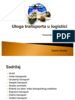 Uloga Transport A U Logistici