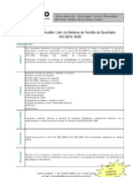 Curso de Auditor Líder NBR ISO 9001:2008