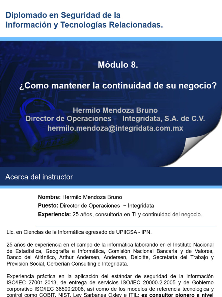 ¿Como Mantener La Continuidad de Su Negocio | PDF | La seguridad ...