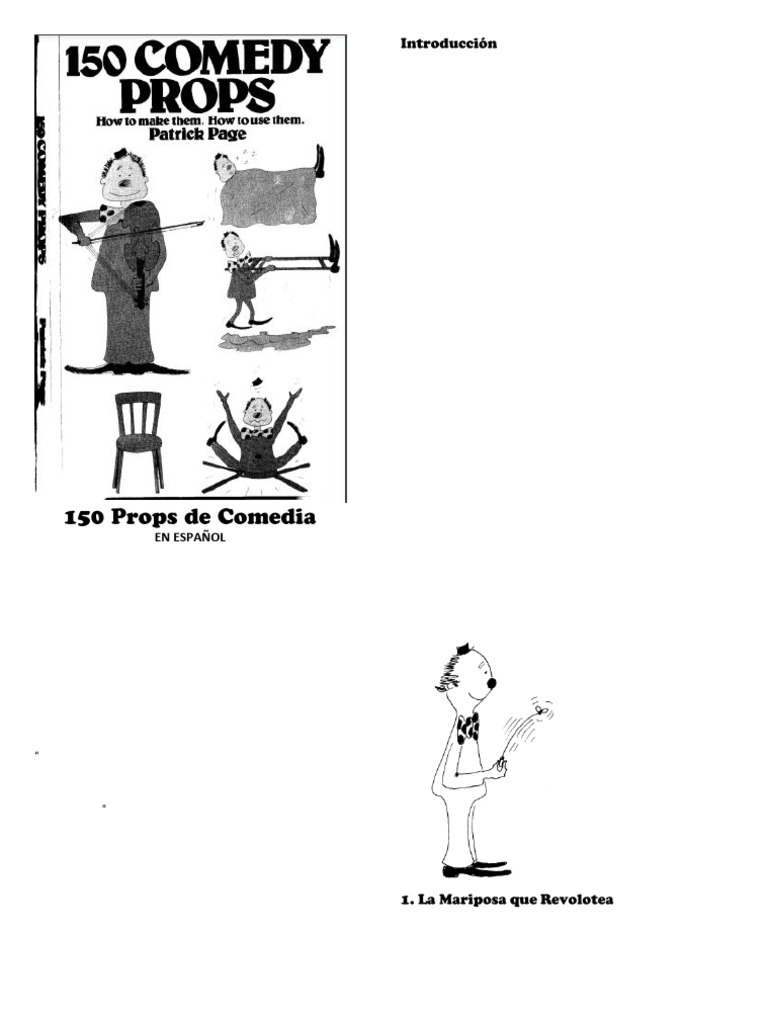 150 Props de Comedia - Completo - Español | PDF | Guante | Piano