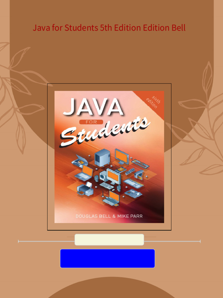 Complete Download Java for Students 5th Edition Edition Bell PDF All ...