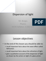 Dispersion of Light