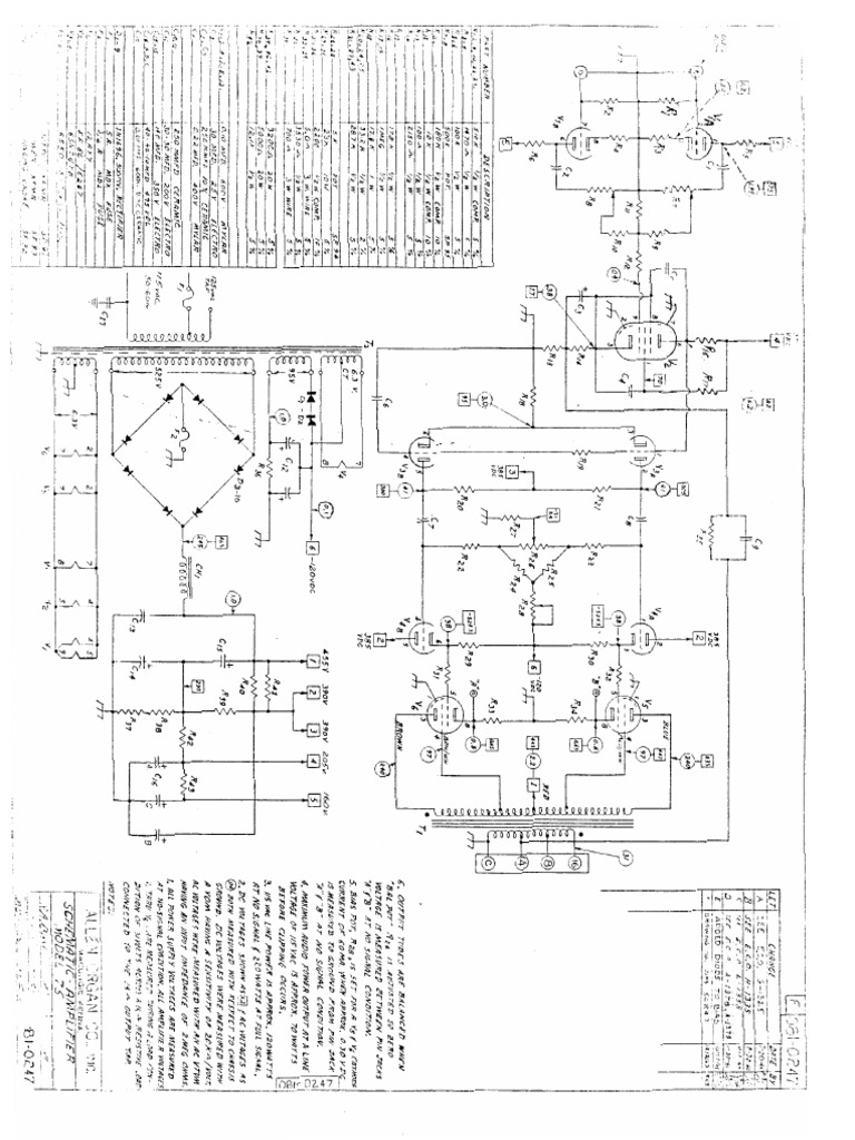 Allen Organ Model75 | PDF