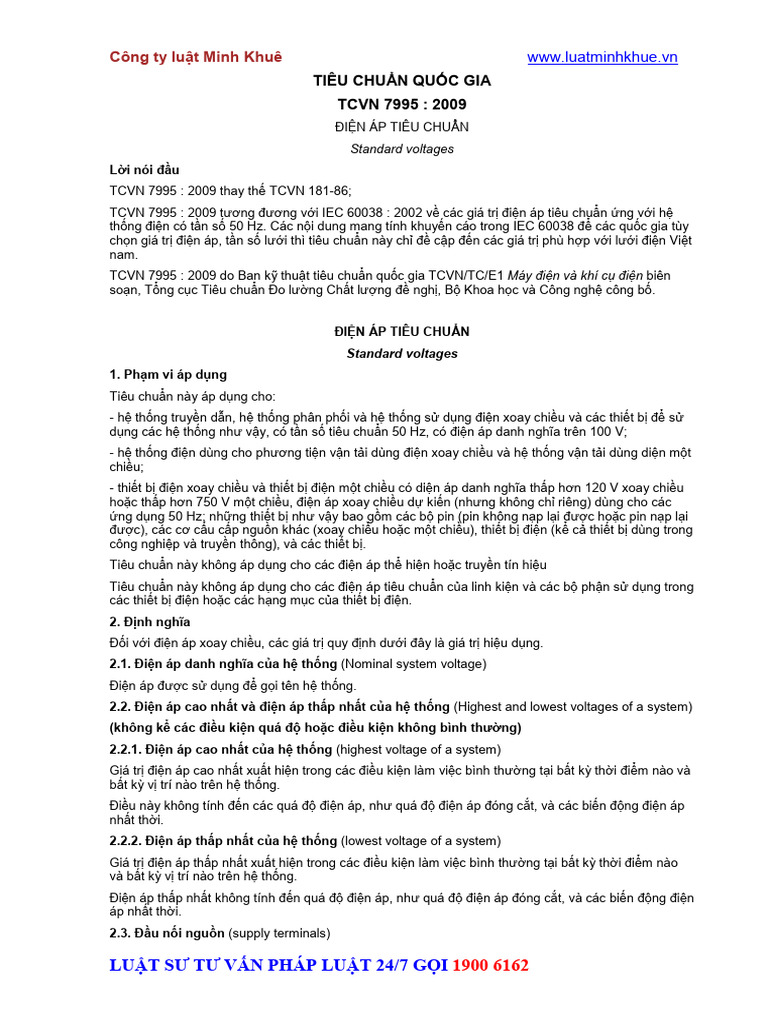 TCVN 7995 2009 | PDF