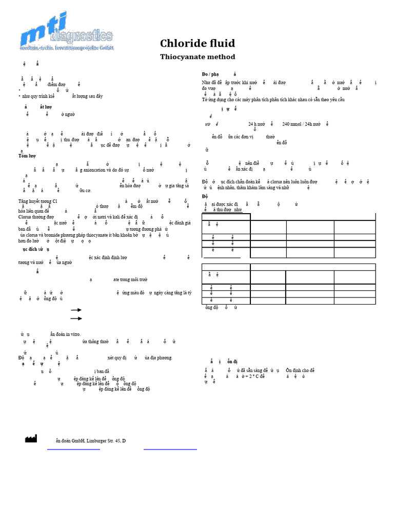 Chloride | PDF