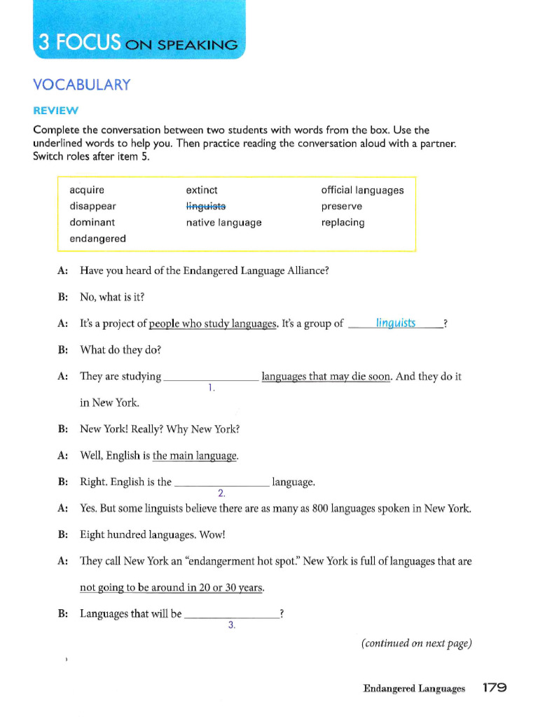 Unit 8 Endangered Languages-14-15 | PDF