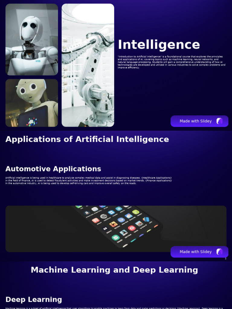 Overview of Artificial Intelligence Concepts | PDF | Artificial ...