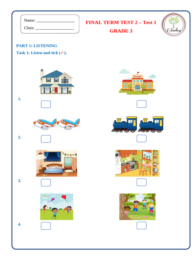 Final term 2 - test 1 | PDF