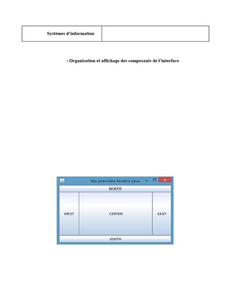Gestion des composants en Java Swing | PDF | Java (Langage de ...