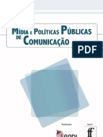 LIVRO - Mídia e políticas públicas de comunicação