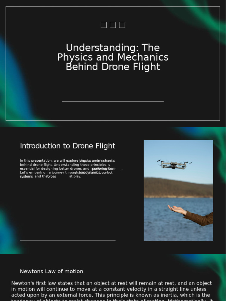 Drone Flight Mechanics Explained | PDF | Force | Flight