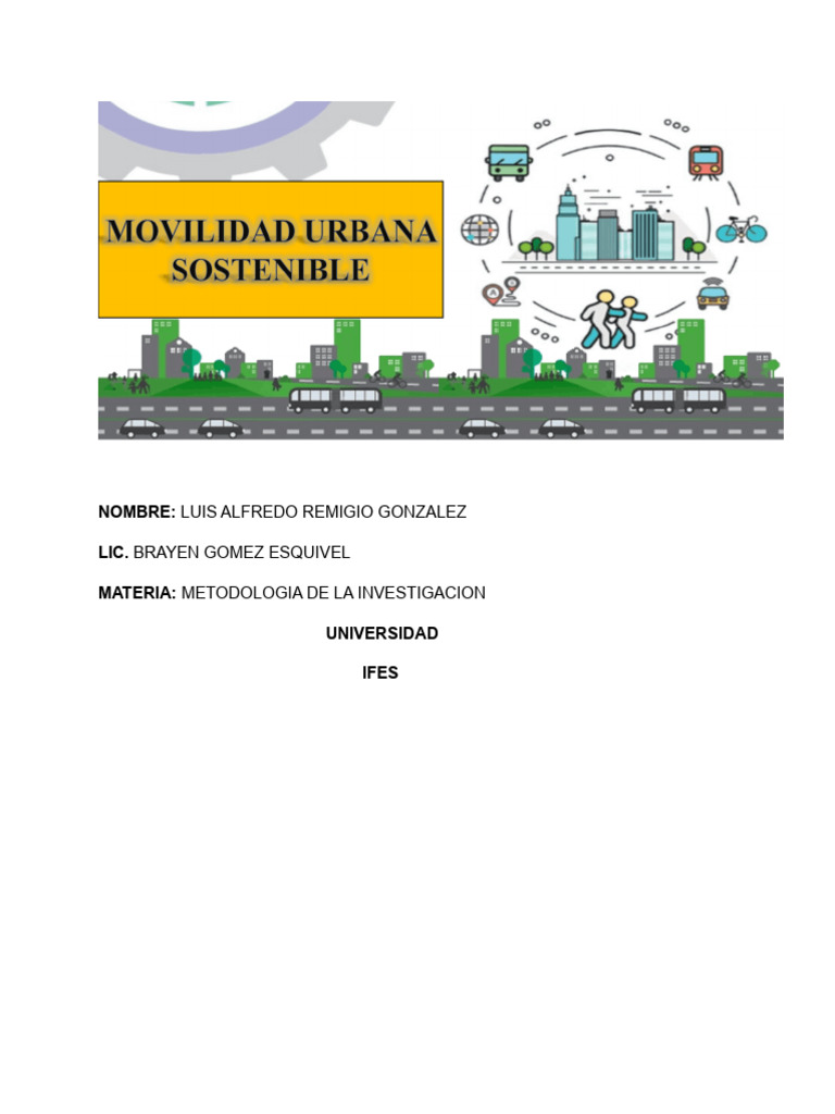 Mejora de Políticas de Transporte Urbano | PDF | Transporte ...