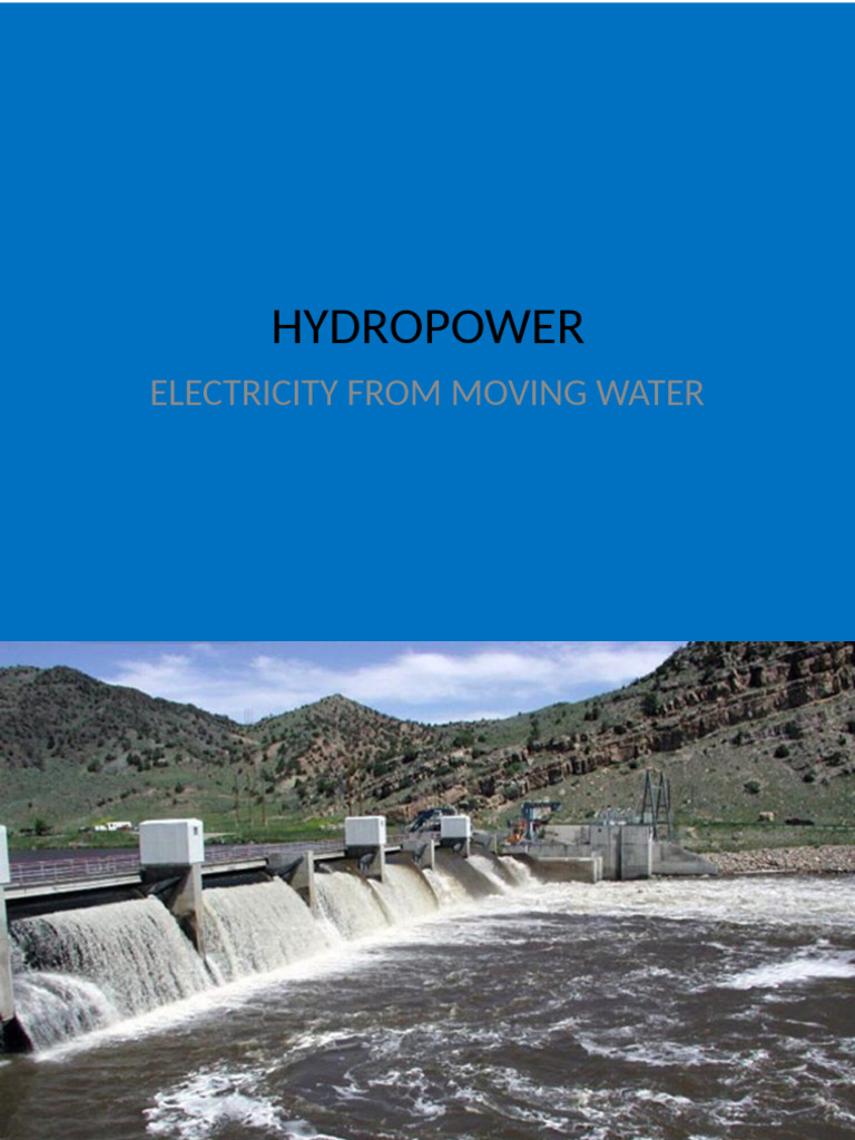 Hydropower | PDF | Dam | Hydroelectricity