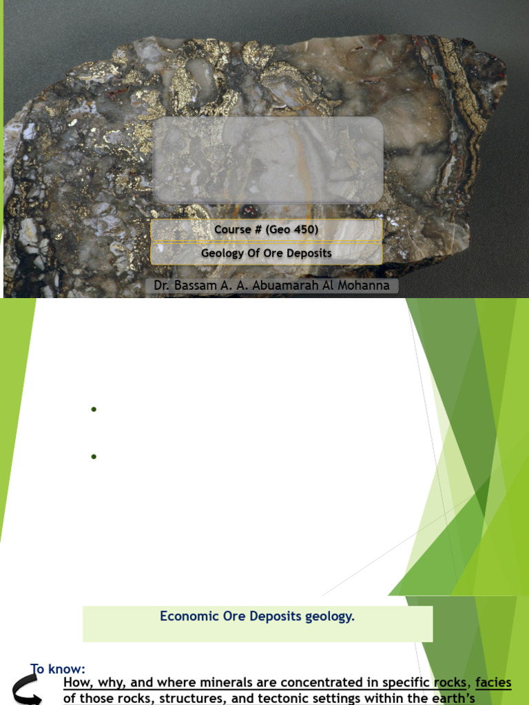 Understanding Ore Deposits Geology | PDF | Ore | Magma