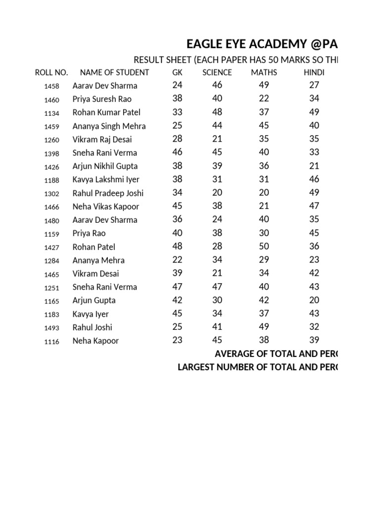 Ms Excel Test-08 | PDF
