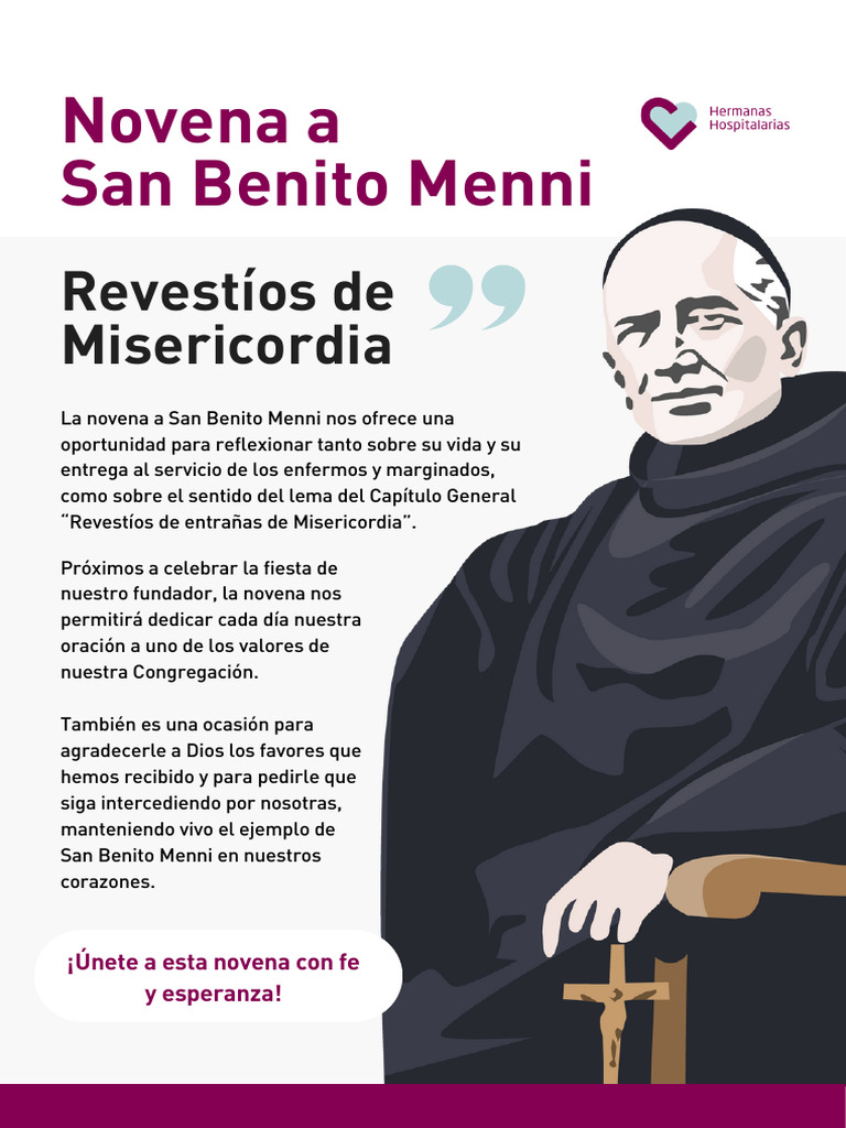 ES HSC Novena San Benito Menni PDF orador del Señor