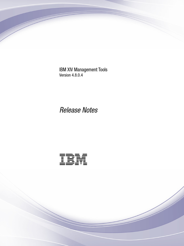 XIV GUI 4 8 0 4 Release Notes | PDF | 64 Bit Computing | Operating System