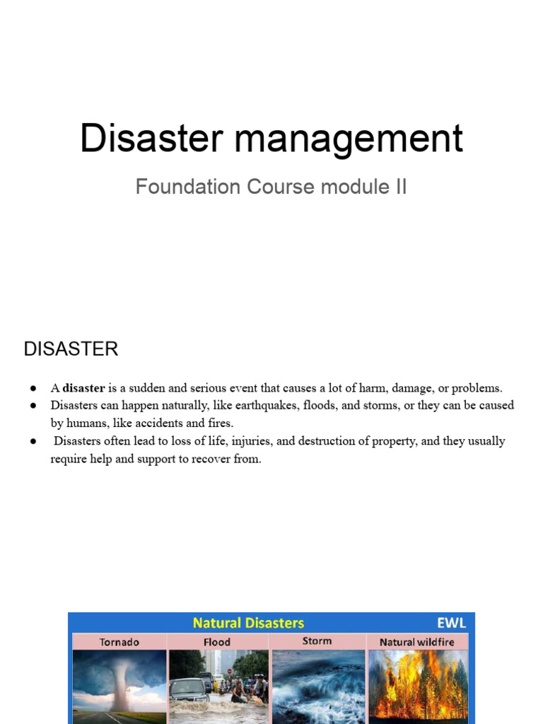 Comprehensive Guide to Disaster Management | PDF | Emergency Management ...