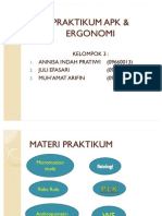 Praktikum Apk & Ergonomi