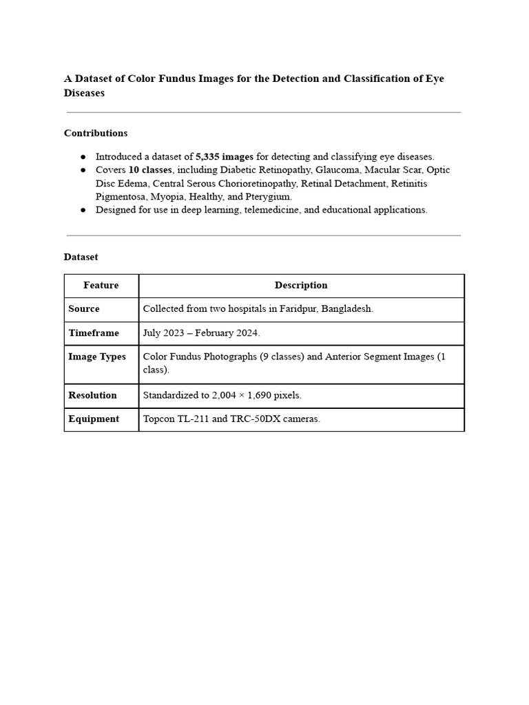 Retina Disease | PDF | Artificial Intelligence | Intelligence (AI ...