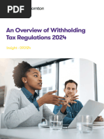 New WHT Regulations Effective 2025 | PDF