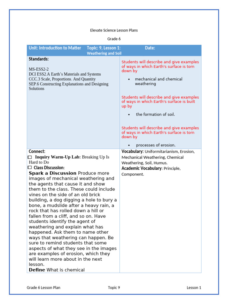 Weathering And Soil Pdf Weathering Soil
