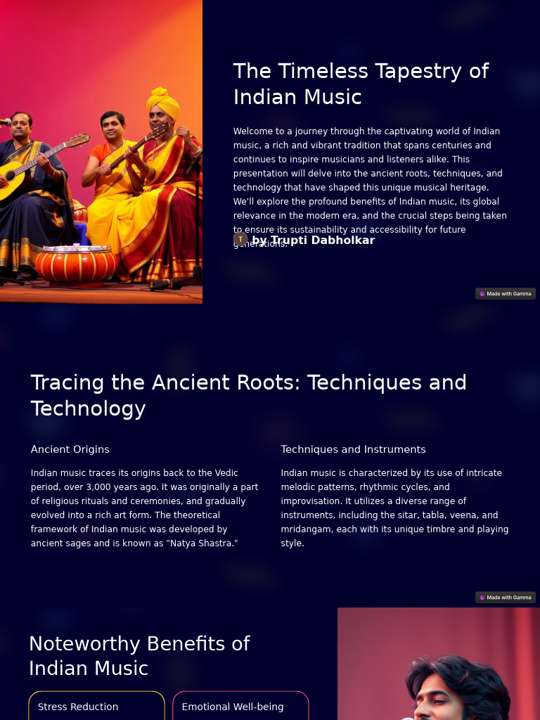 The Timeless Tapestry of Indian Music | PDF | Performing Arts | Musicology