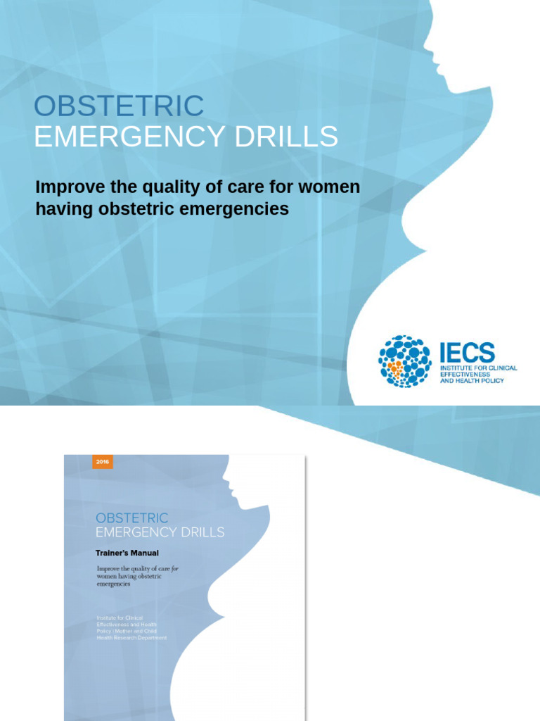 Obstetric Emergency Drill Training Guide | PDF | Simulation | Obstetrics