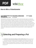 Potentiometer Wiring and Pinout Guide | PDF | Components | Electrical ...