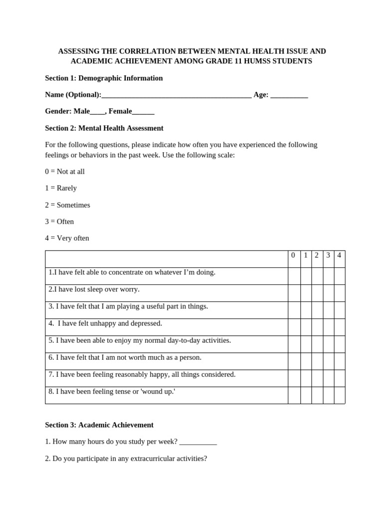 Questionnaire in PR | PDF