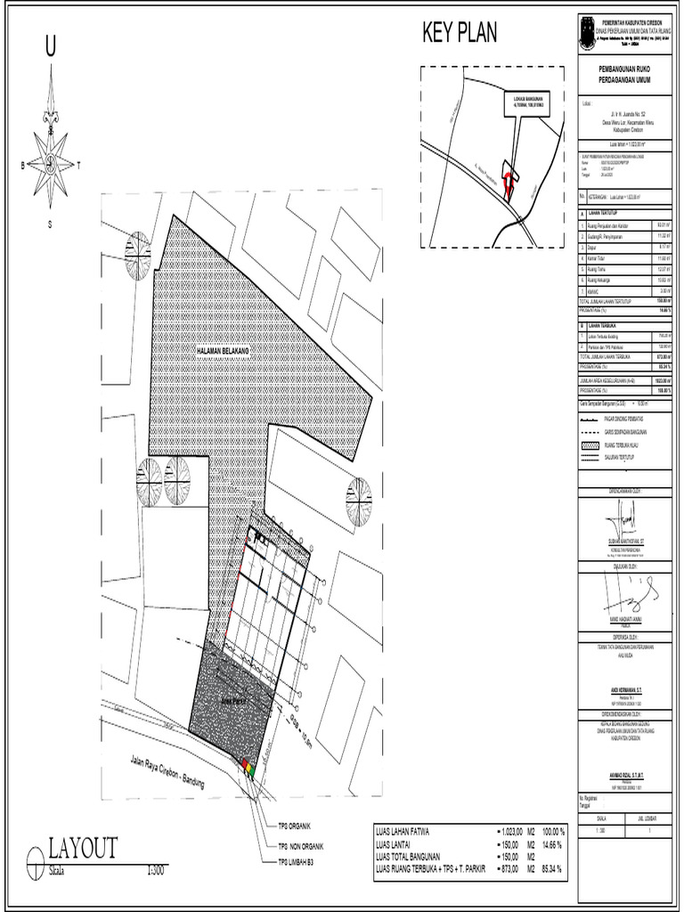 Layout Bangunan Ruko Cirebon | PDF