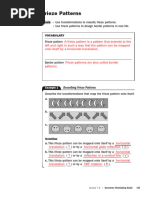 Lesson 4 Frieze Patterns | PDF | Pattern | Symmetry