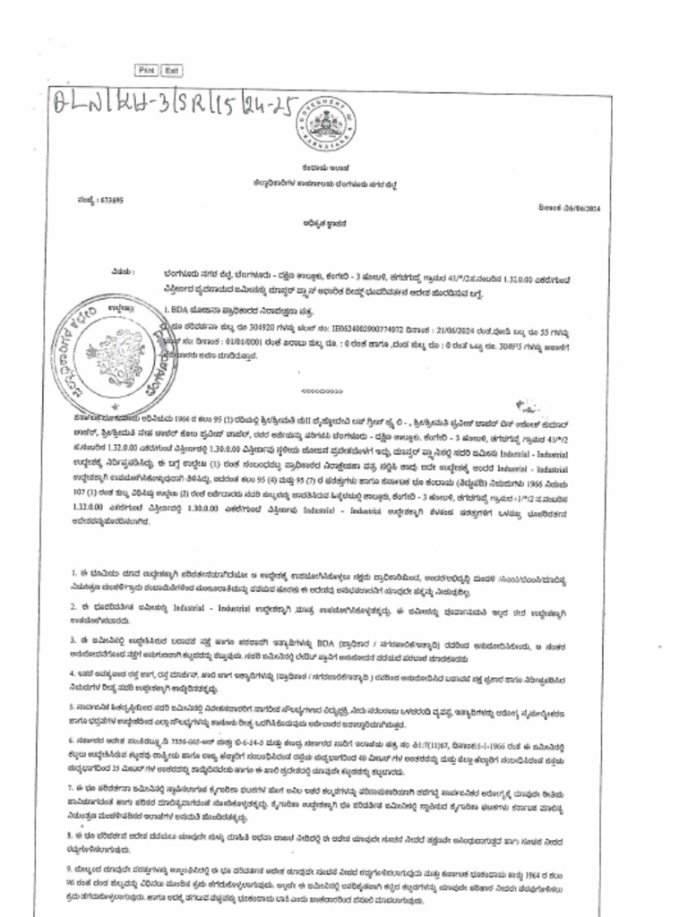 Conversion Order SY NO 412 | PDF