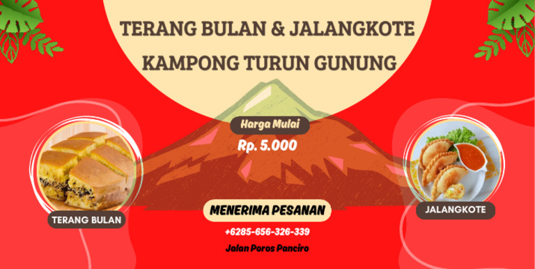 Terang Bulan & Jalangkote Kampong | PDF