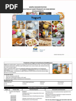 Set Yogurt Production Process Overview | PDF | Yogurt | Milk