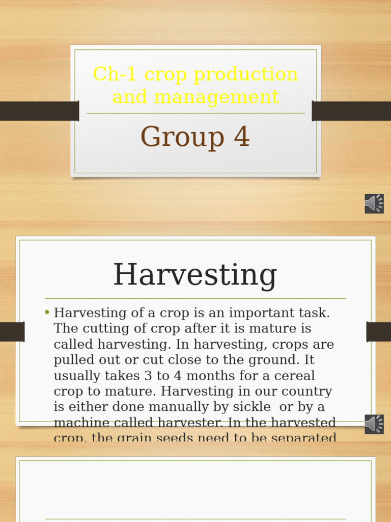 Ch-1 Crop Production and Management | PDF | Agriculture