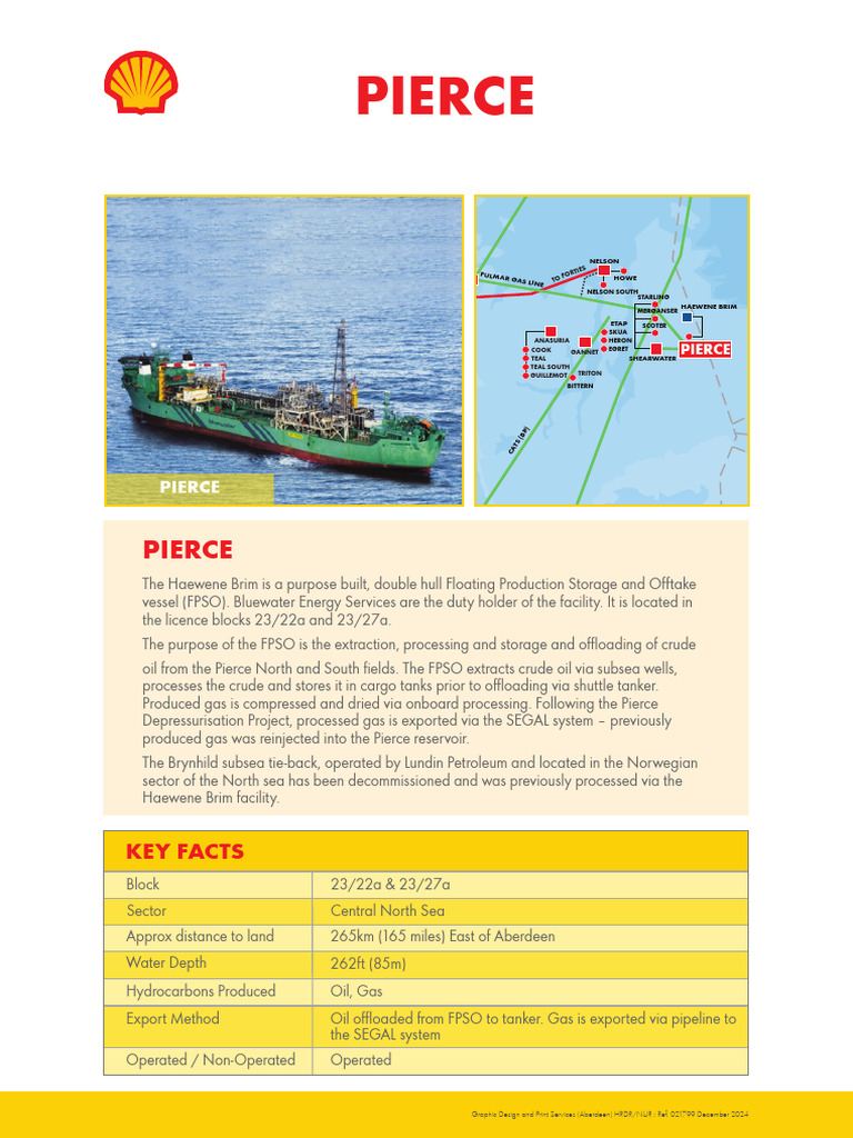 Shell Pierce Fields | PDF | Fuel Production | Petroleum