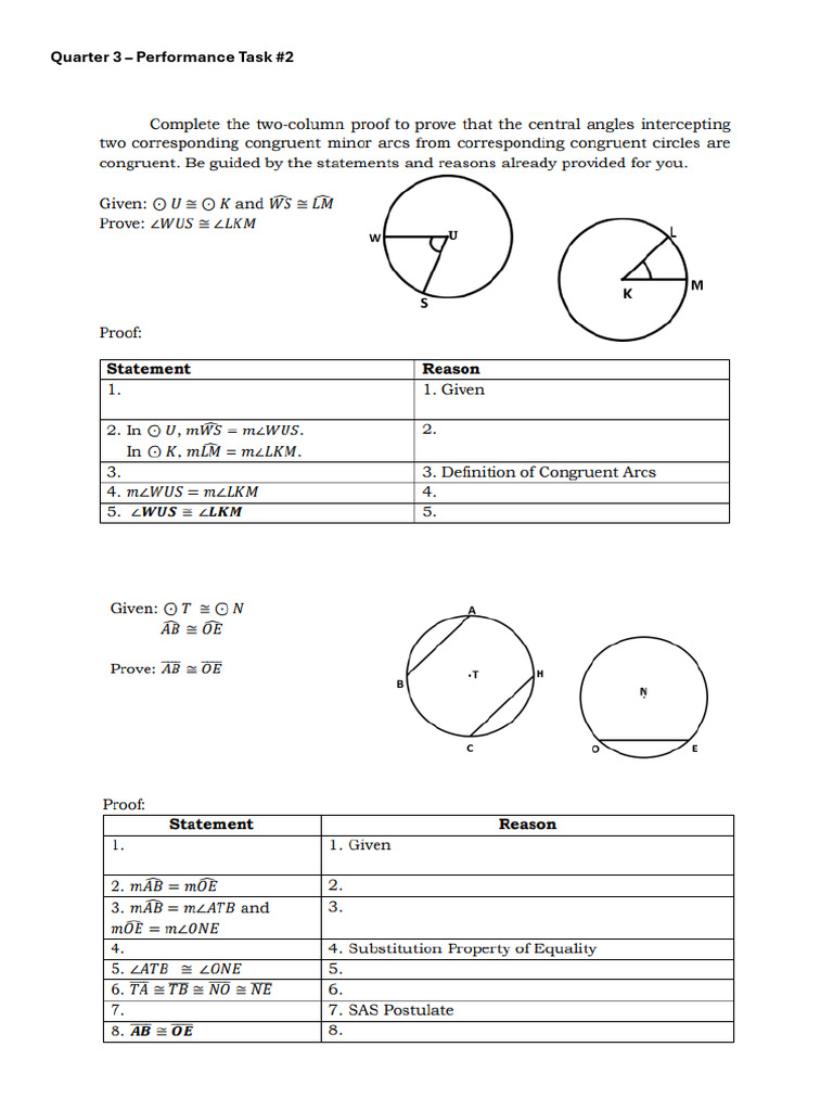 Q3 Performance Task #2 Overview | PDF