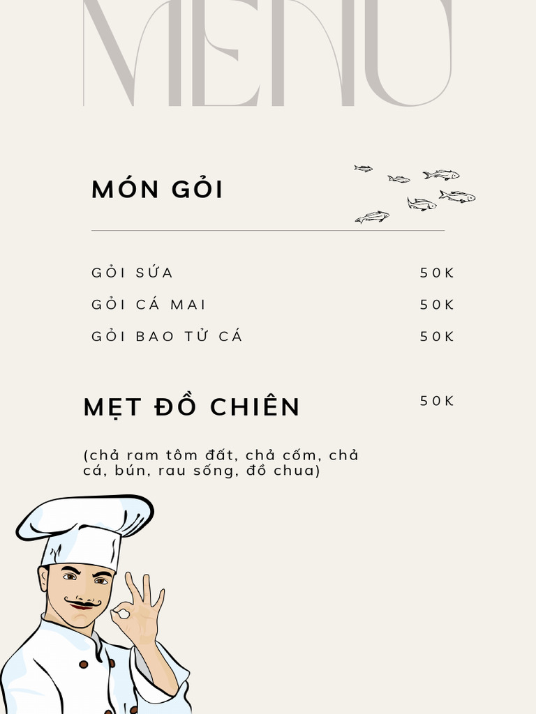 Neutral Minimal Coffee Bar Menu | PDF