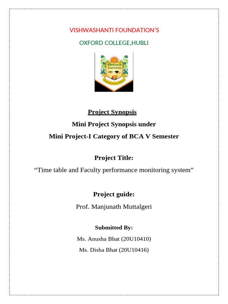 Timetable & Faculty Performance System | PDF | Databases | Php