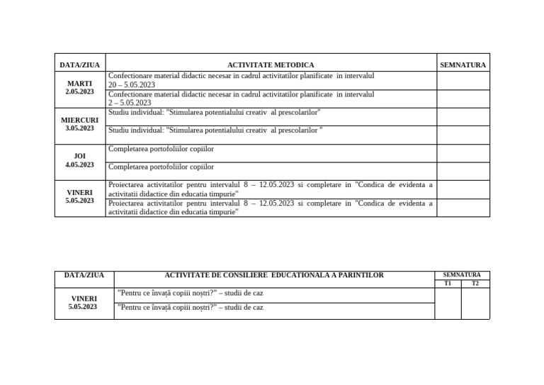 Activ. Met. Sapt 30 | PDF