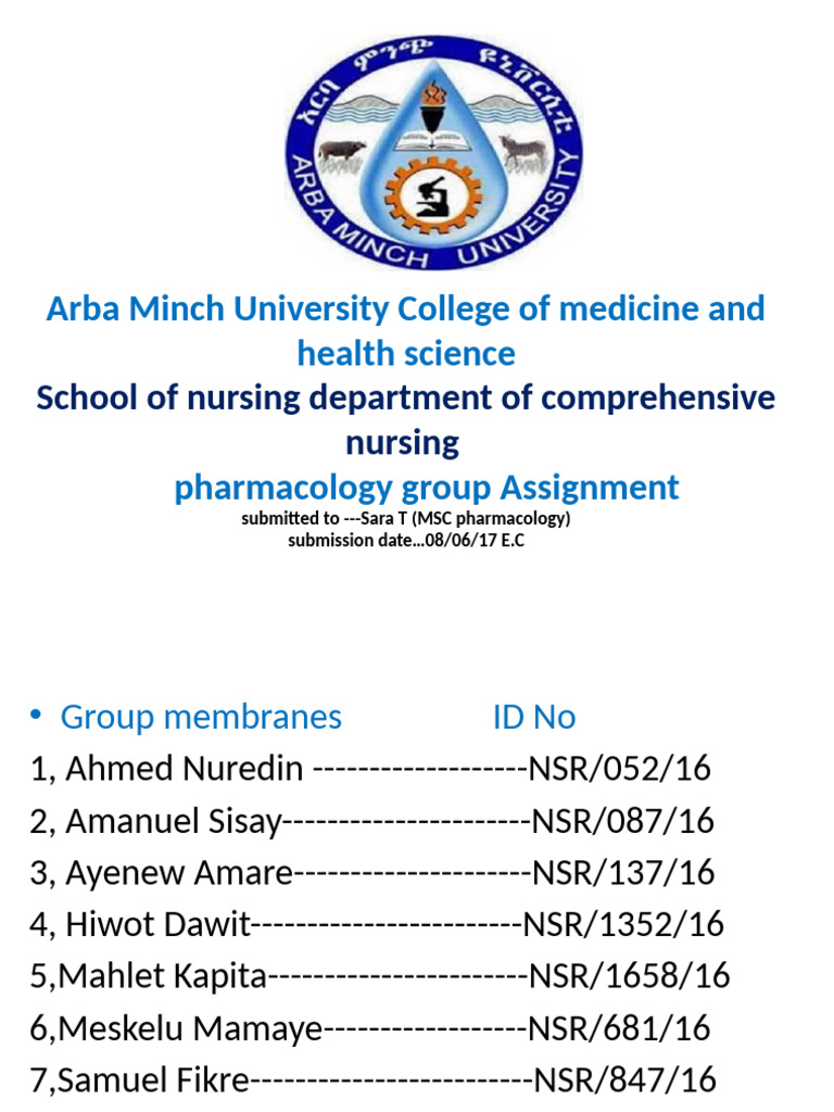 Arba Minch University College of Medicine and Health Science ...