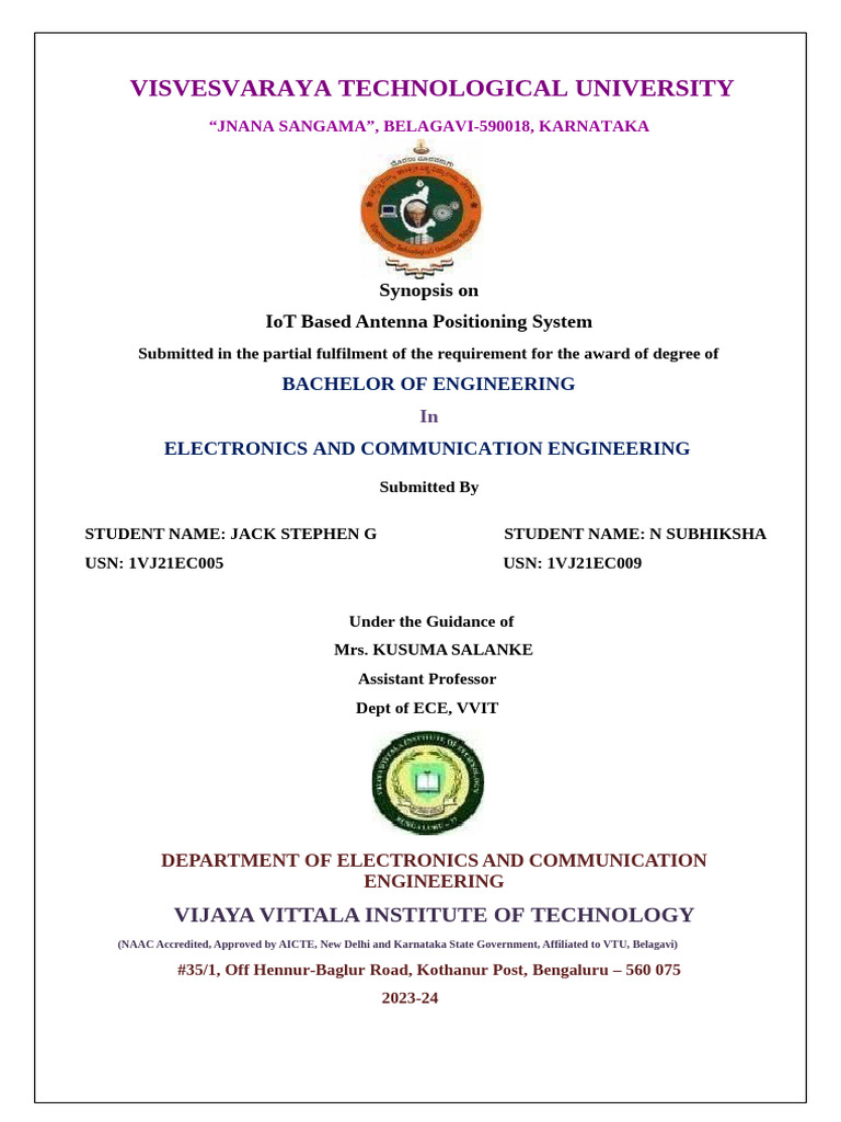 Mini-Project Cover Page | PDF | Microcontroller | Computing