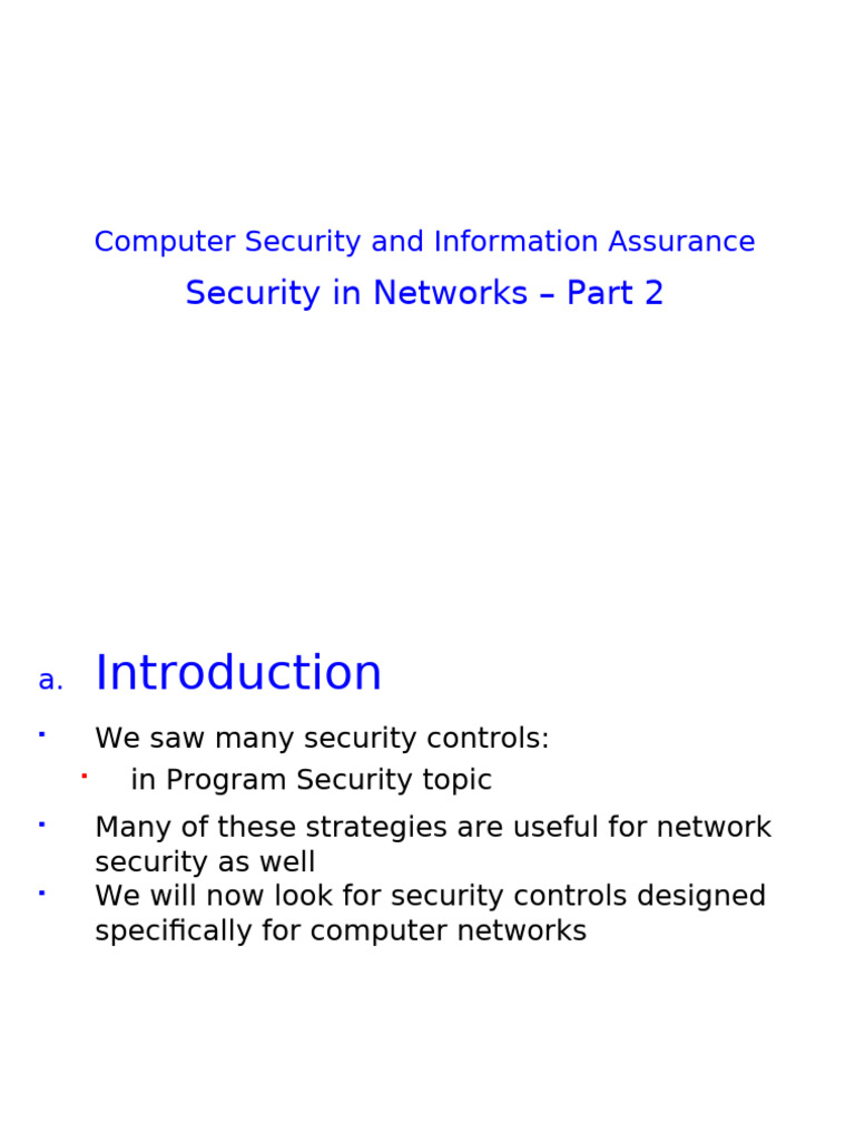 Network security2 | PDF | Computer Network | Router (Computing)